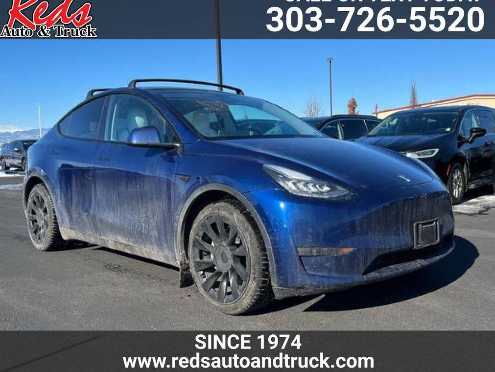 TESLA MODEL Y 2020 5YJYGDEF8LF036124 image